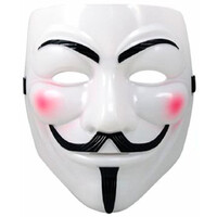 Anonymous / Vendetta / Guy Fawkes Mask Storlek 19 x 21 cm - Large